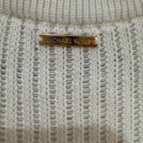 Michael Kors Yarn Knit Short Sleeve Sweater - Picture 4 of 5